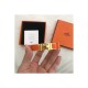 Hermes Narrow Clic H Bracelet In Orange