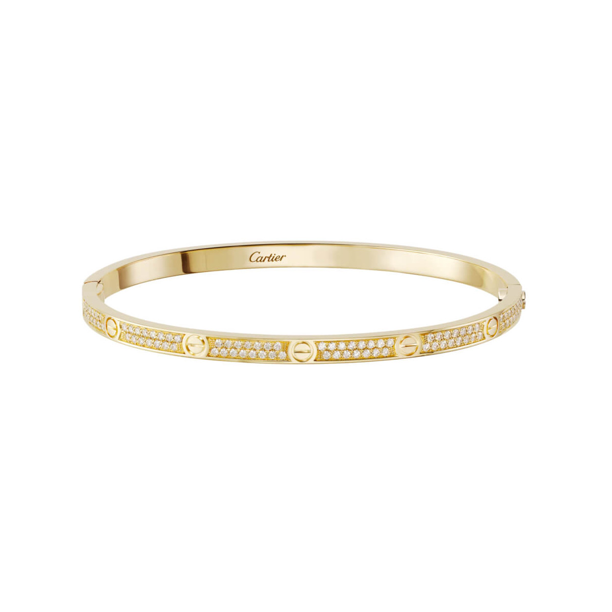 Cartier Love Bracelet Small Model Paved CB006