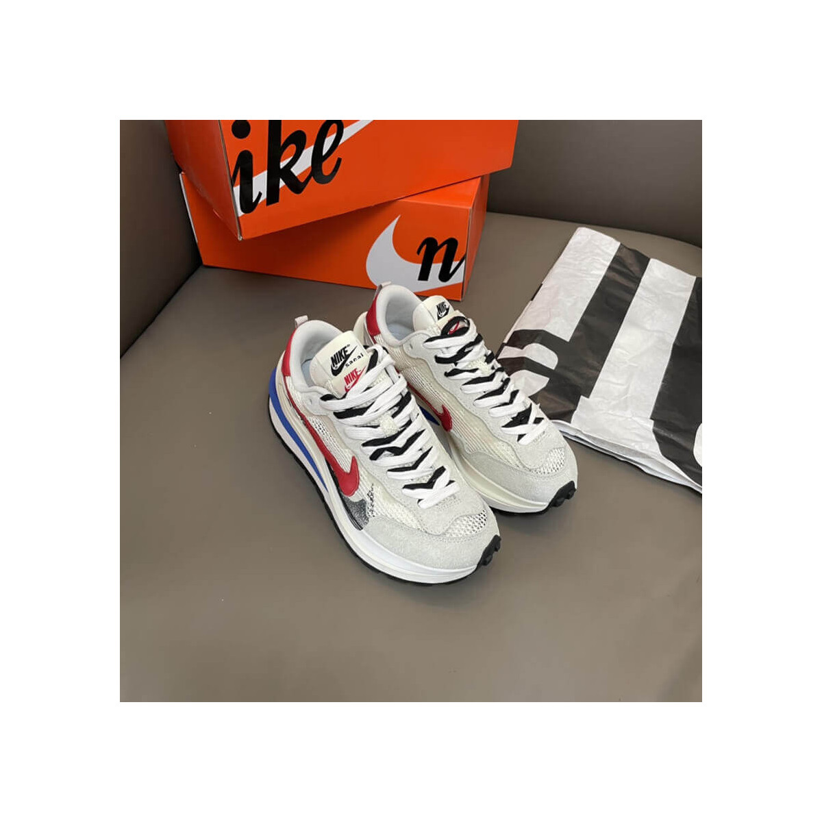 Nike Sacai x VaporWaffle Sail Sneakers DD1875