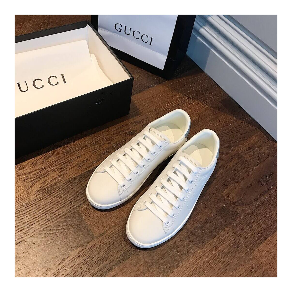 Gucci Ace Sneaker With Interlocking G 598527