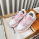 Louis Vuttion LV Trainer Sneaker Pink 1ABOEK