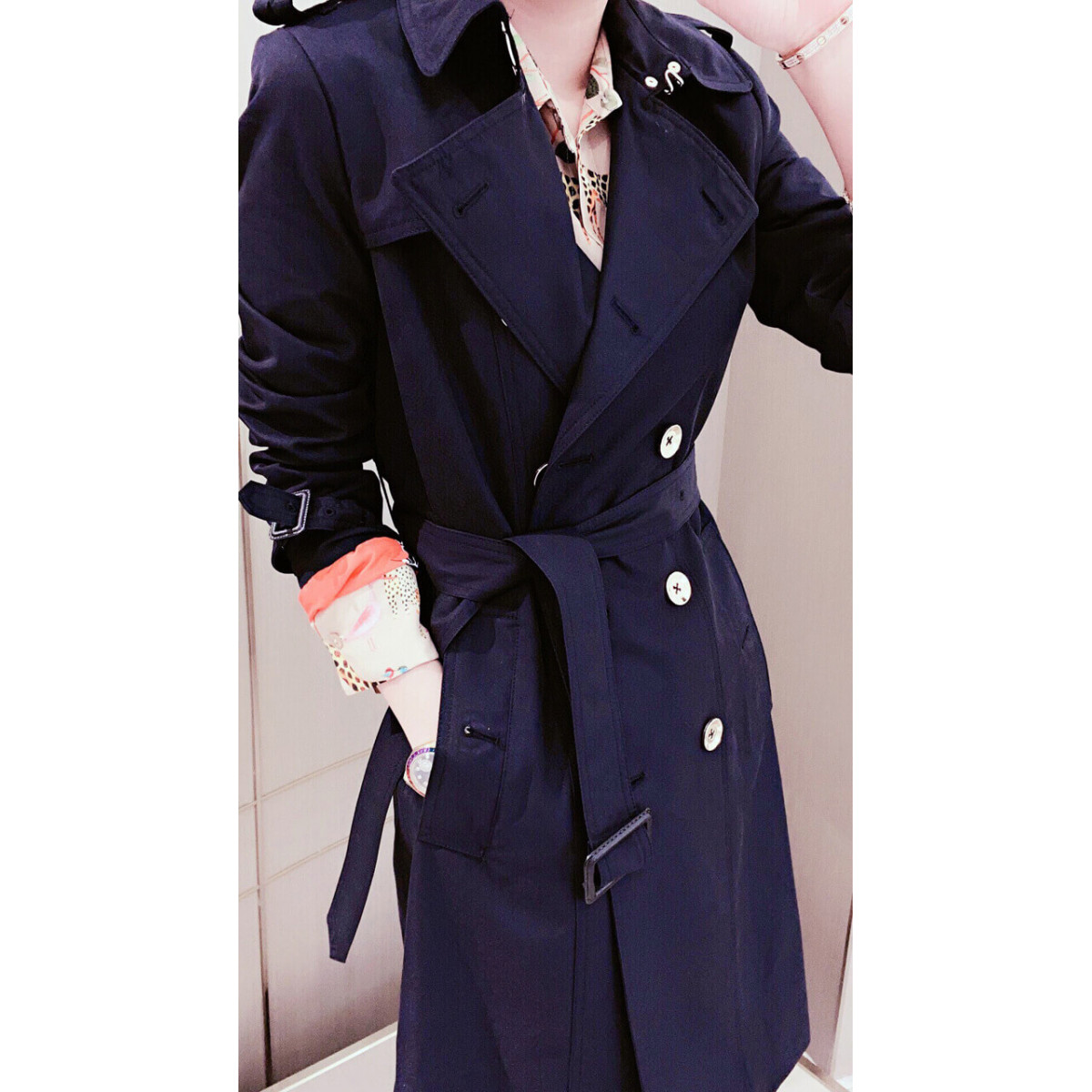 Burberry Chelsea Midi Trench Coat 202481