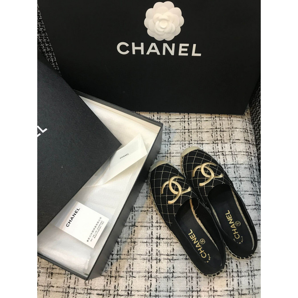 Chanel Quilted Espadrilles G32910