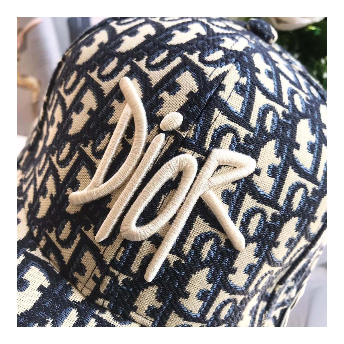 Christian Dior Oblique Canvas Baseball Hat 48852