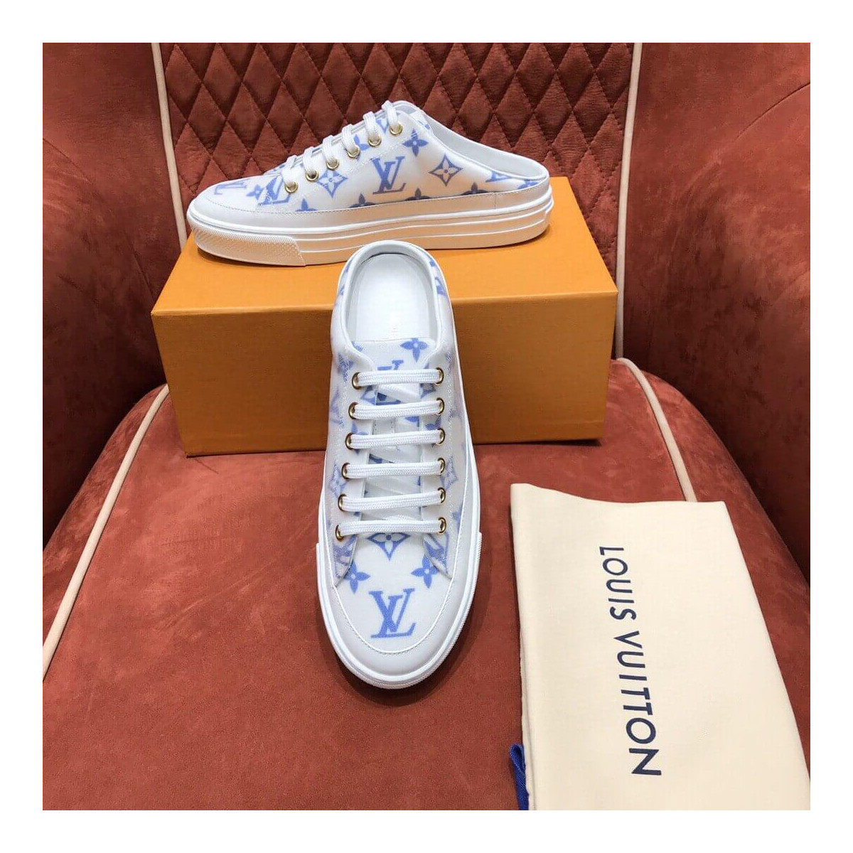 Louis Vuitton Stellar Open Back Sneaker 1A65YG