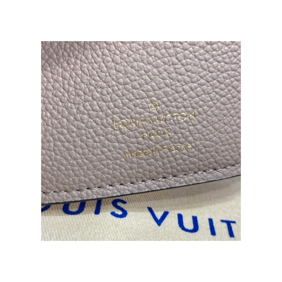 Louis Vuitton Monogram Empreinte Victorine Wallet Tourterelle