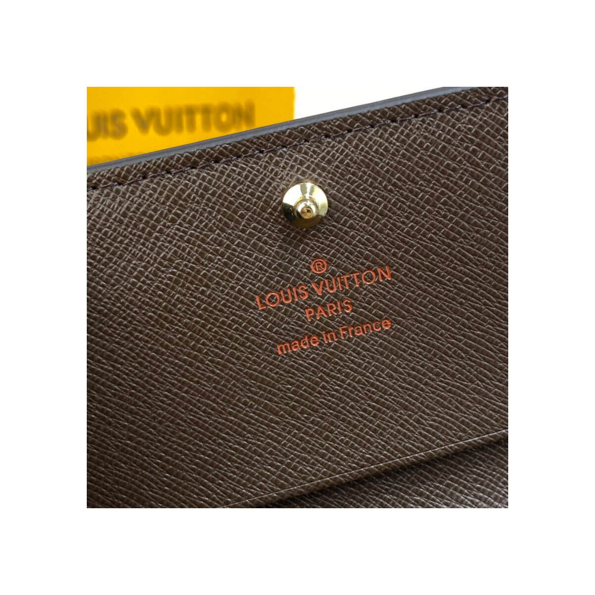 Louis Vuitton Damier Ebene Enveloppe Carte De Visite