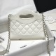 Chanel 31 Mini Shopping Bag Chain Clutch Shiny Lambskin AS3656