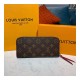 Louis Vuitton Monogram Clemence Wallet M60742 M61298