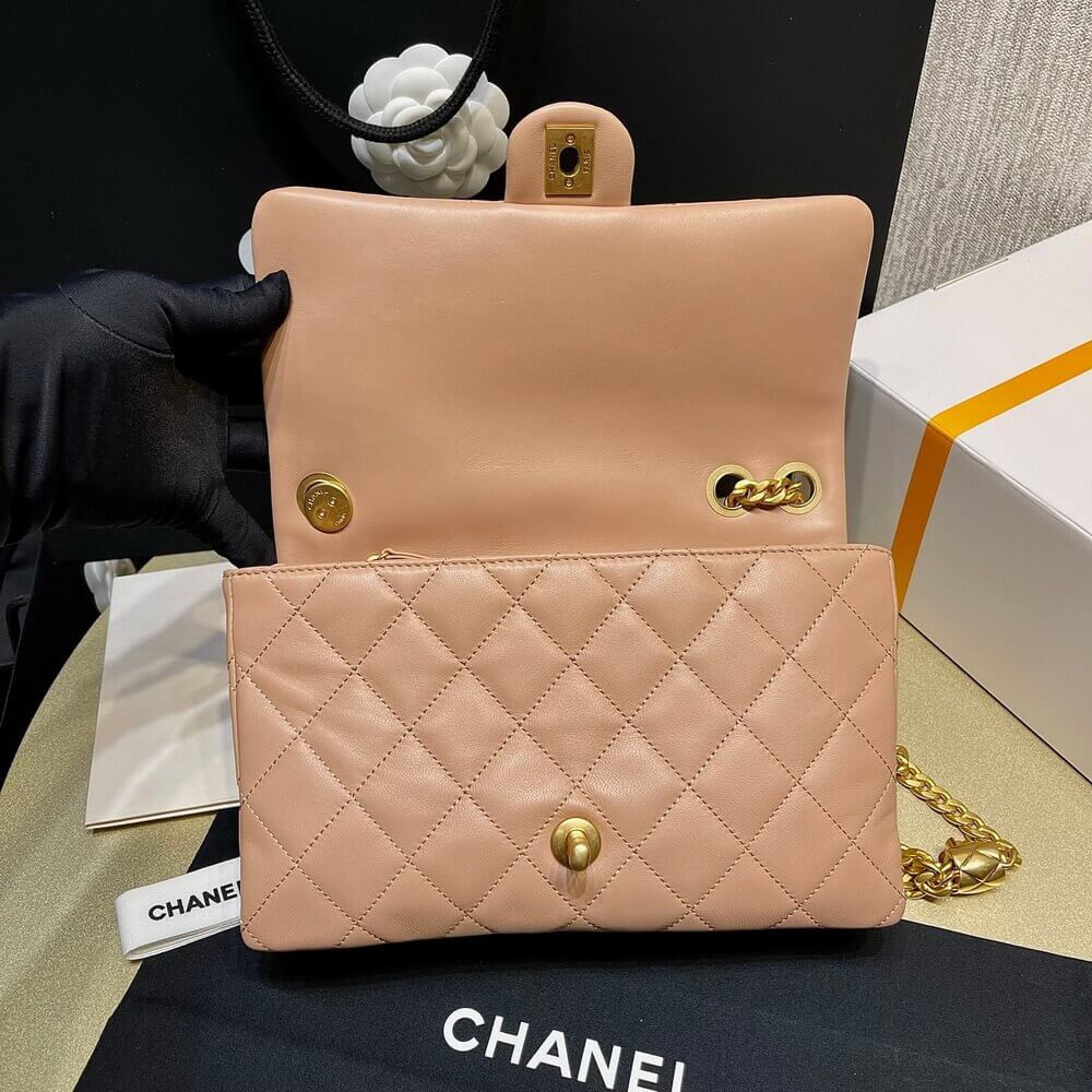 Chanel Lambskin Flap Bag AS3609