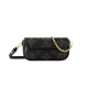 Louis Vuitton Wallet on Chain Ivy Bag M82653 Black Monogram Empreinte With Studs