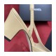 Chanel Goatskin &amp; Grosgrain Slingbacks Beige G31318