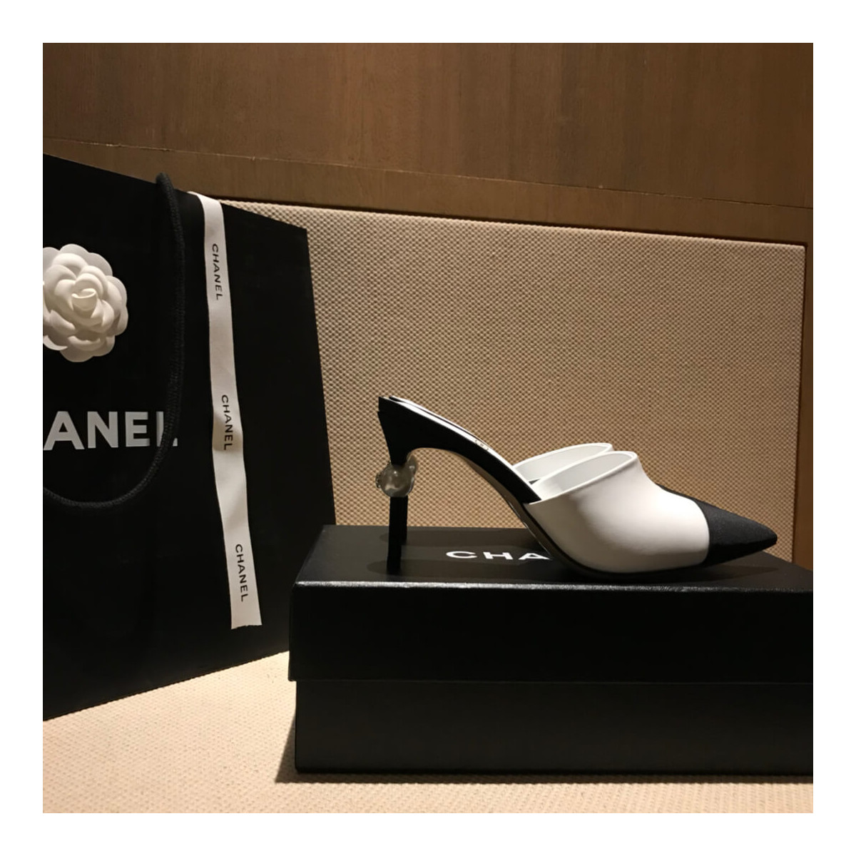 Chanel Pearl Mules G383421