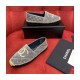 Chanel CC Logo Velvet Espadrilles G32910