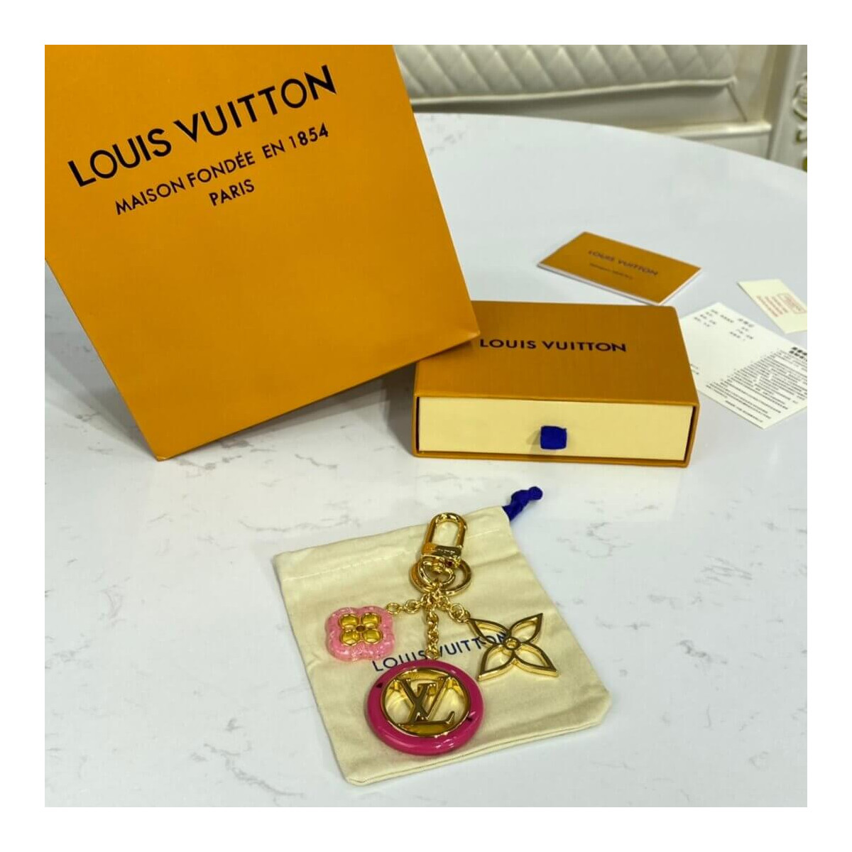 Louis Vuitton Colorline Bag Charm and Key Holder M64525