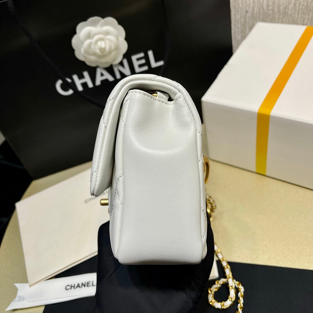 Chanel Mini Flap Bag 20cm Heart Chain AS3457