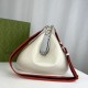 Gucci White Leather Attache Medium Shoulder Bag 702823