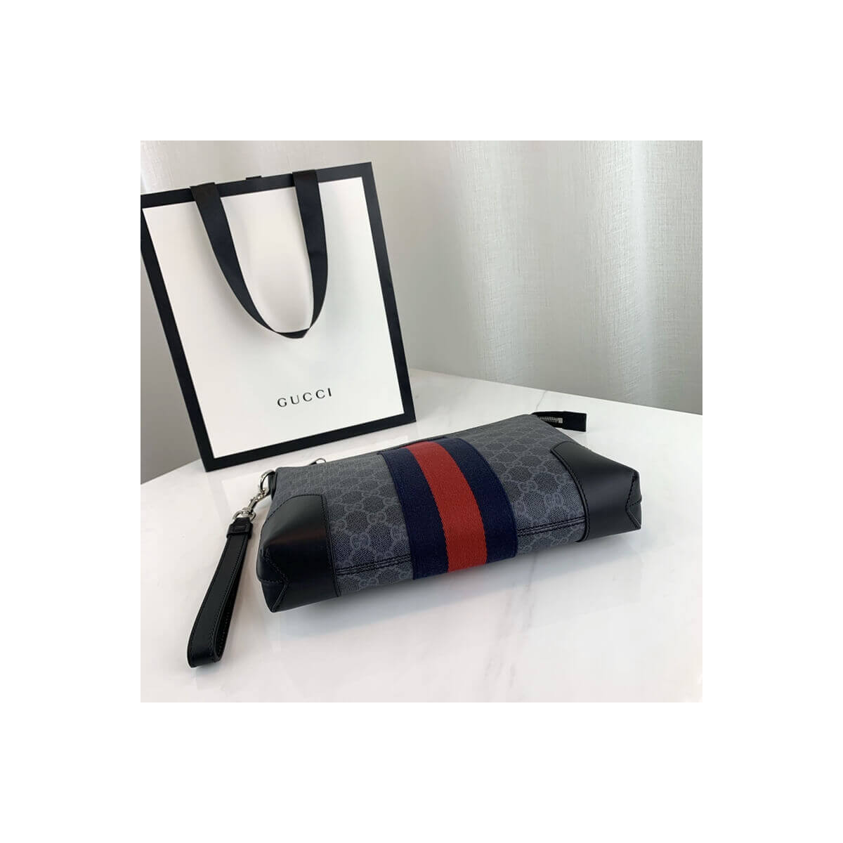 Gucci GG Black Clutch 523603