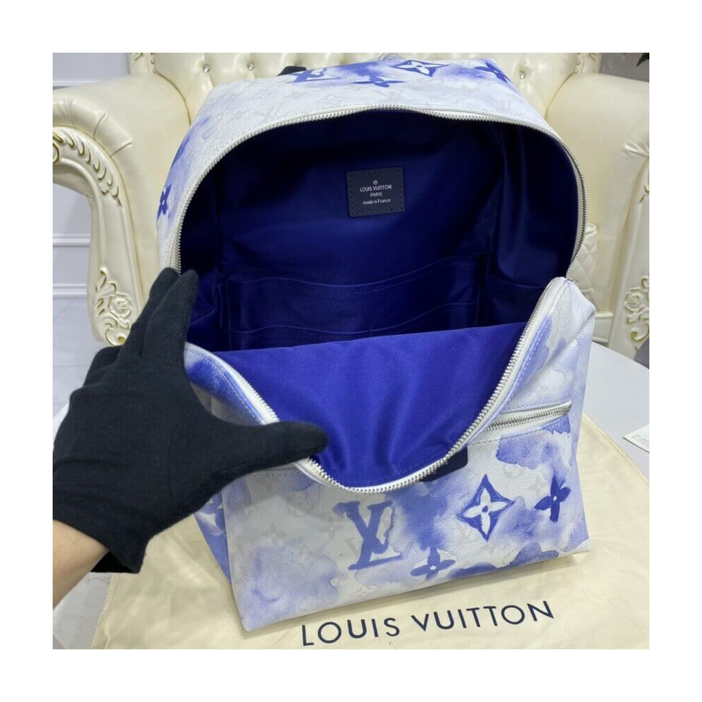 Louis Vuitton Blue Monogram Watercolor Discovery Backpack M45760