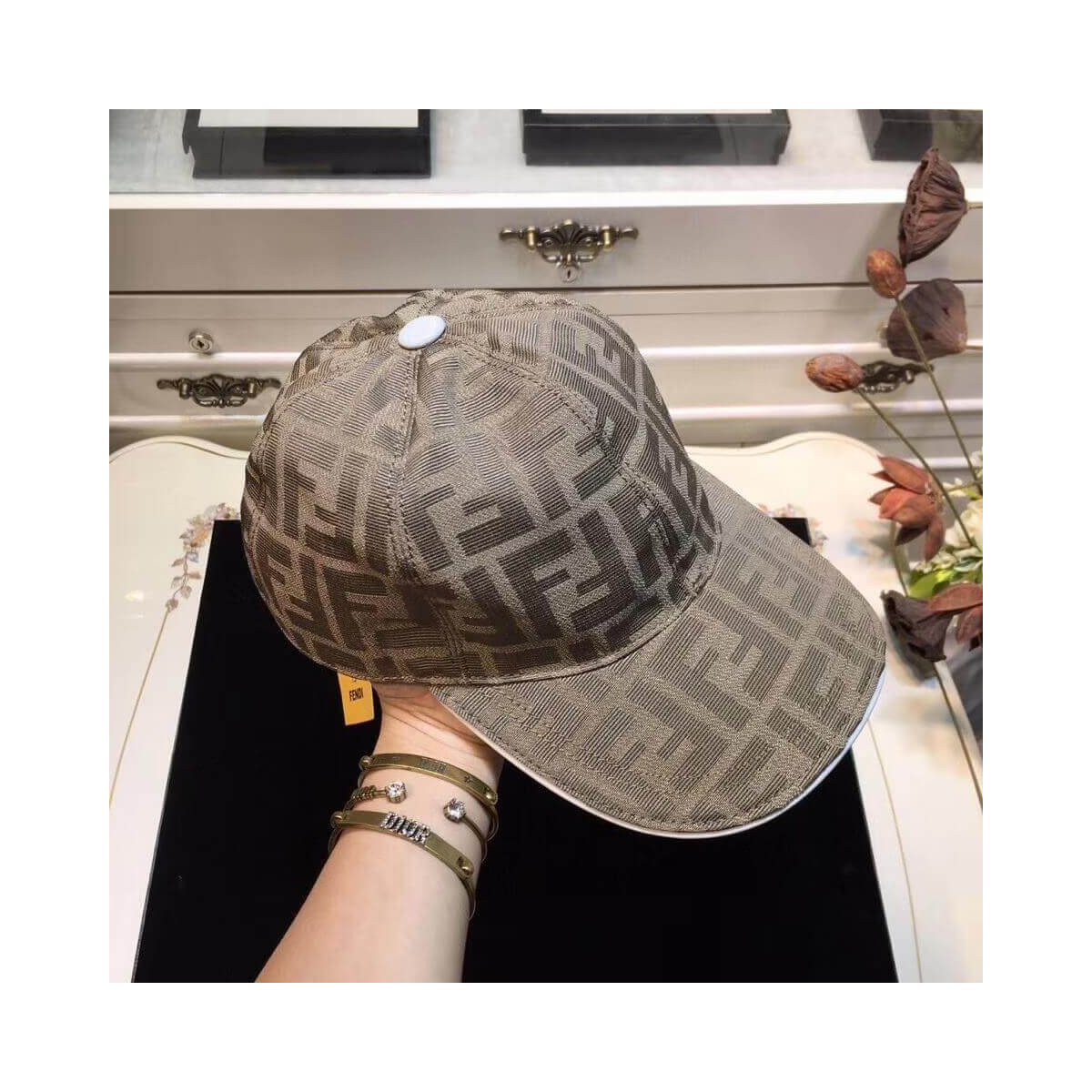 Fendi Double F Baseball Cap FD-002