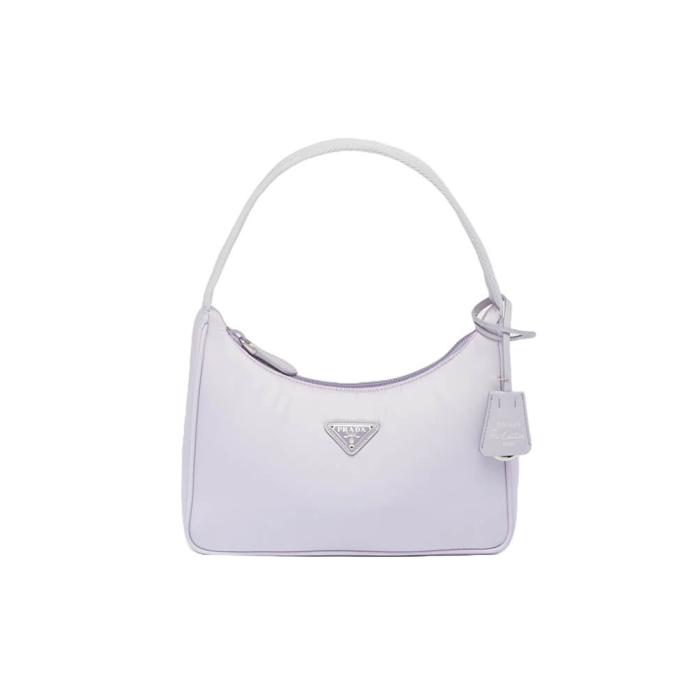 Prada Re-Edition 2000 Nylon Hobo Bag Wisteria 1NE515