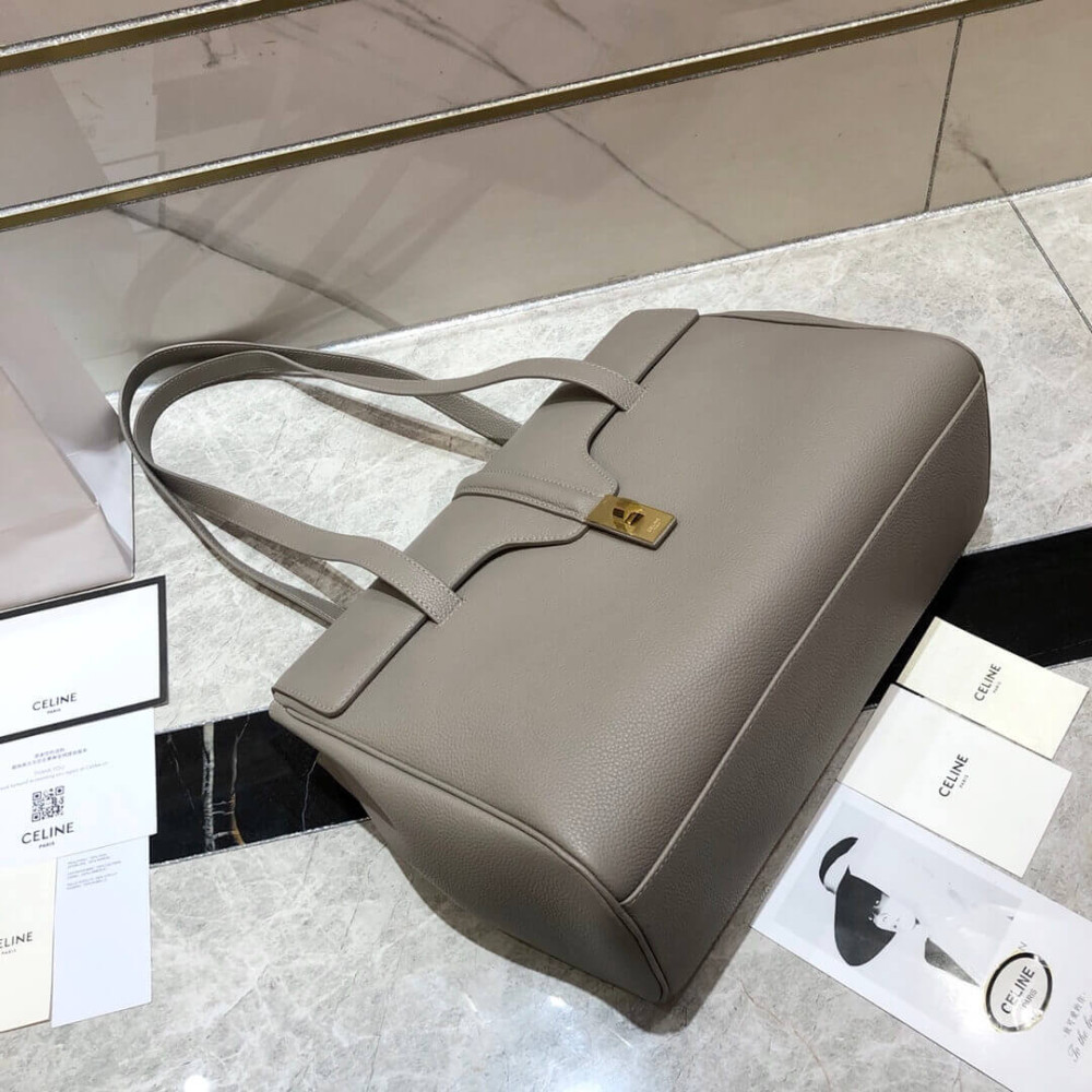 Celine Medium Soft 16 Bag In Grained Calfskin 195543