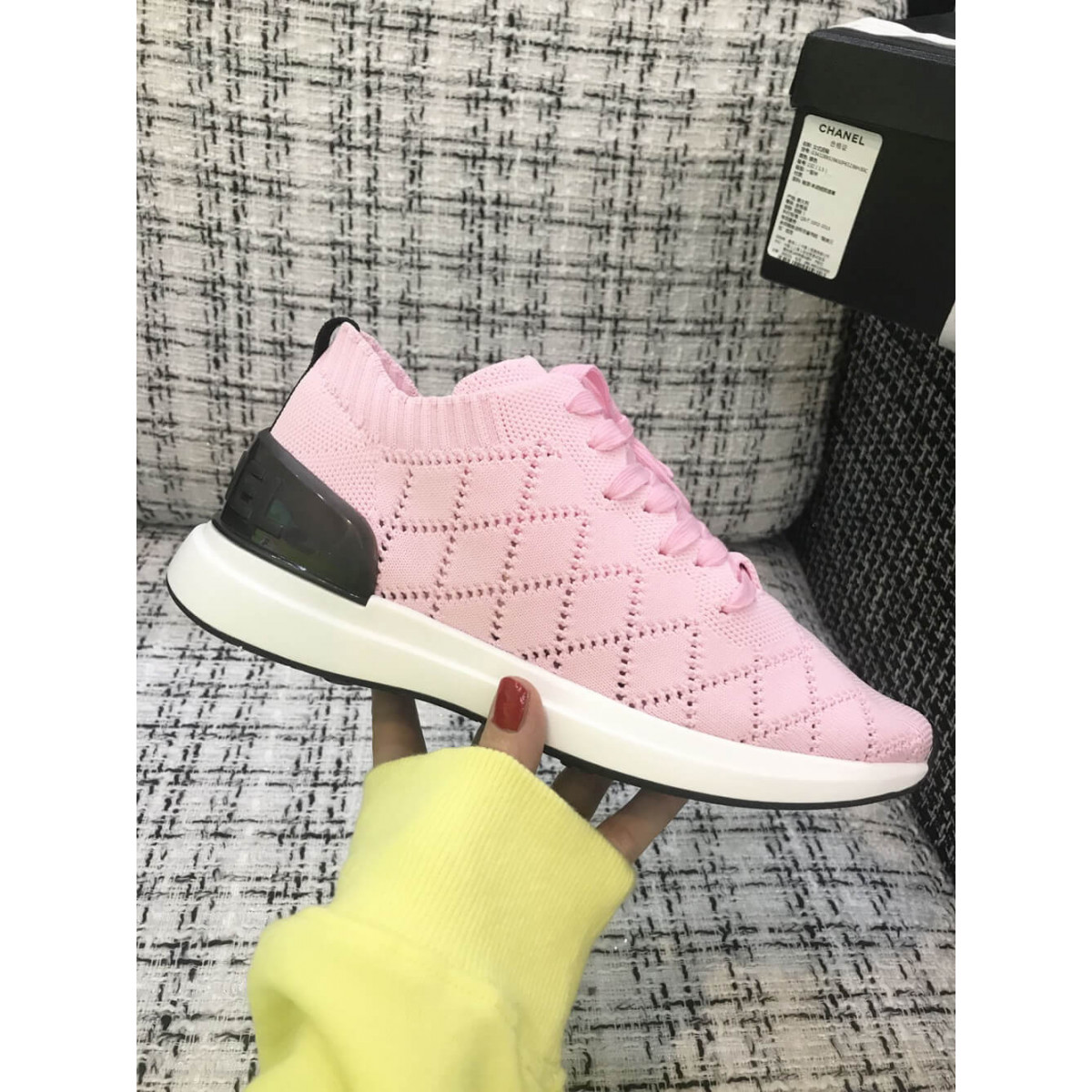 Chanel Mixed Fibers Sneakers G35549