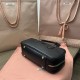 Miu Miu Arcadie Leather Bag 5BB148 Black