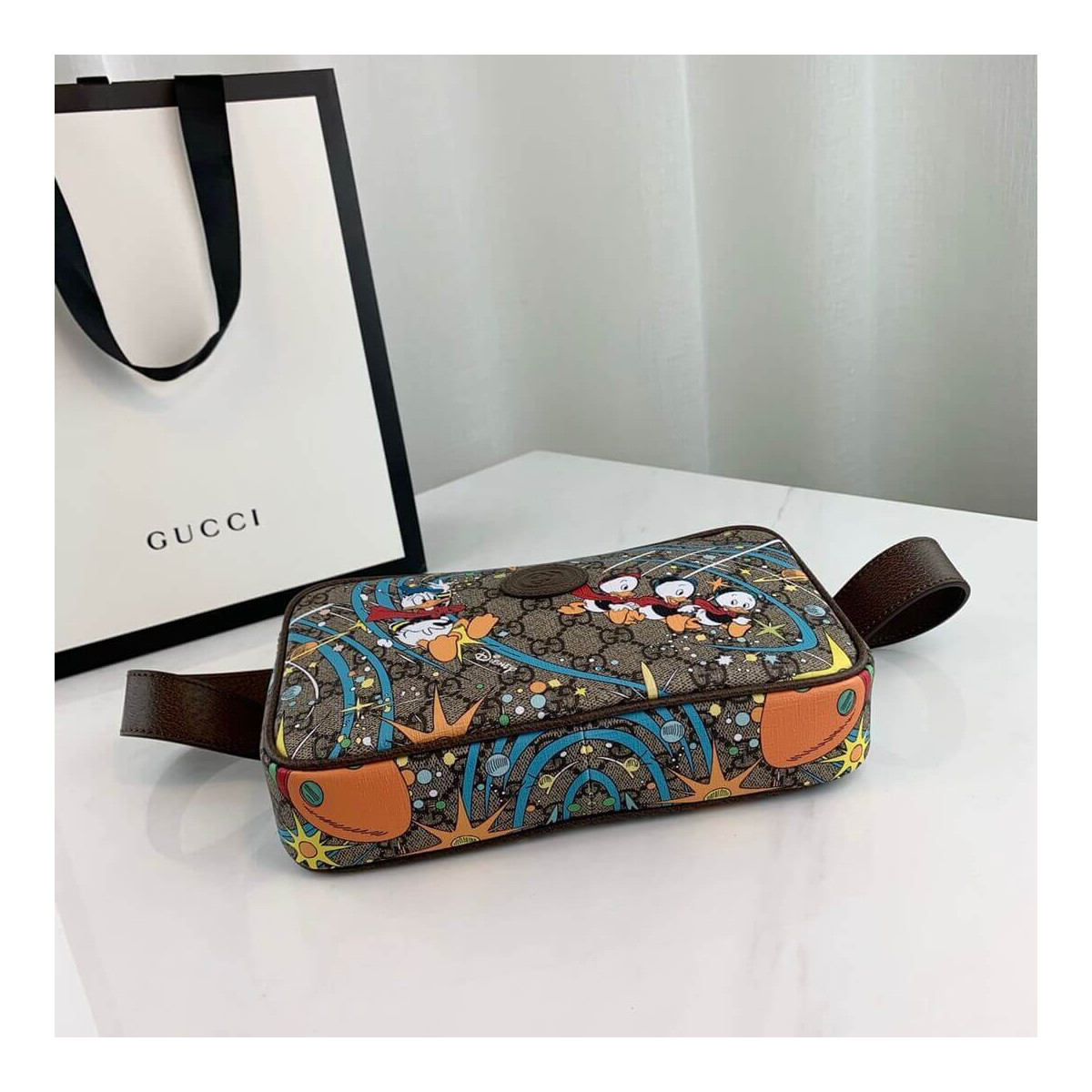 Disney x Gucci Donald Duck Print Belt Bag 602695