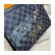 Louis Vuitton Damier Graphite Stamps Pochette Voyage MM N64605