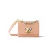 Louis Vuitton Epi Leather Twist PM with Monogram Flowers Chain