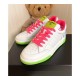 Chanel Rainbow Sneakers G35934 Fuchsia / Green