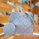 Louis Vuitton Mahina Bella Tote Bag M21582 Bleu Horizon