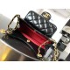 Chanel Small Hobo Bag in Shiny Crumpled Calfskin AS3710