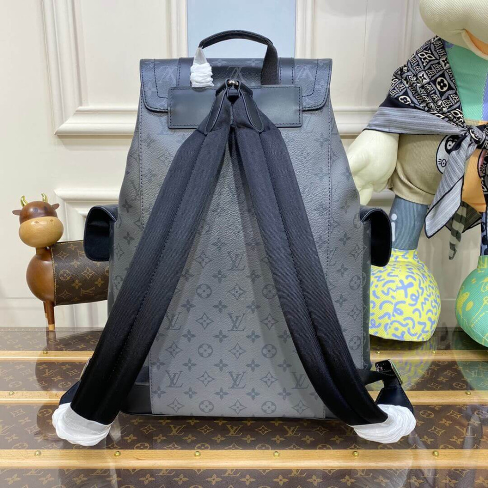 Louis Vuitton Monogram Eclipse Christopher MM Backpack M45419