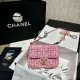 Chanel Mini Flap Bag in Pink Tweed AS3782