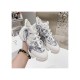 Christian Dior D-Connect Sneaker Blue Palms Printed