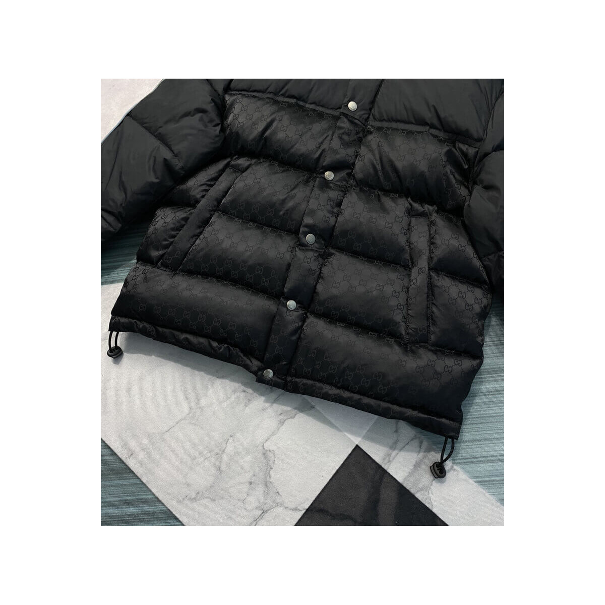 Gucci Monogram Pattern Padded Coat 598725