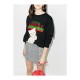 Gucci Embroidered Cat Logo Sweatshirt 617964