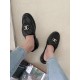 Chanel Black Lambskin Loafer G36646