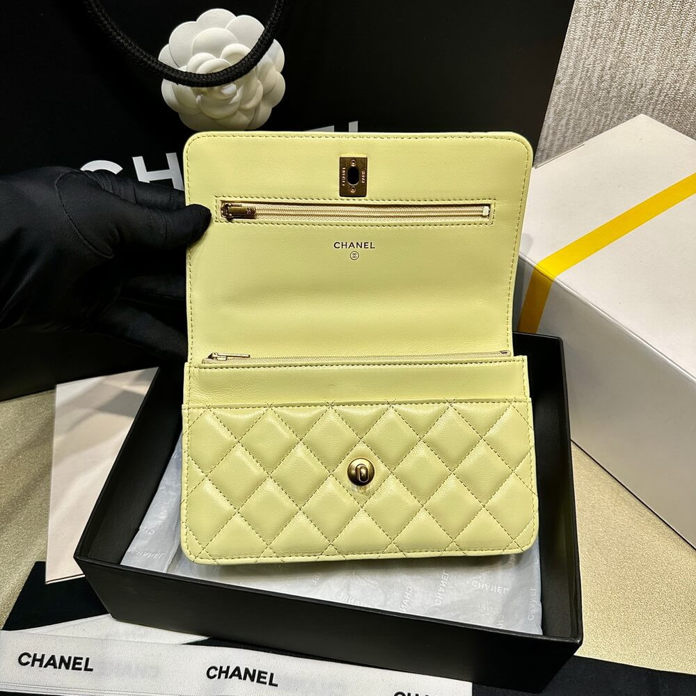 Chanel Camellia Crush Wallet On Chain Lambskin AP3297