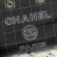 Chanel Deauville Cotton &amp; Calfskin Large Shopping Bag AS93786