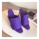 Bottega Veneta BV Curve Sandals 621340 Purple