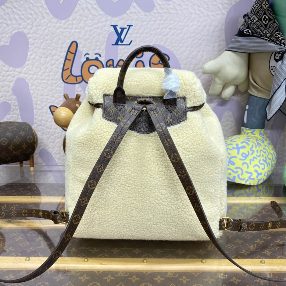 Louis Vuitton Ski Shearling Backpack M23384