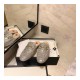 Gucci Princetown Glitter Silver Slipper 432773