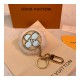 Louis Vuitton Flower Finesse Fur Bag Charm And Key Holder M69001