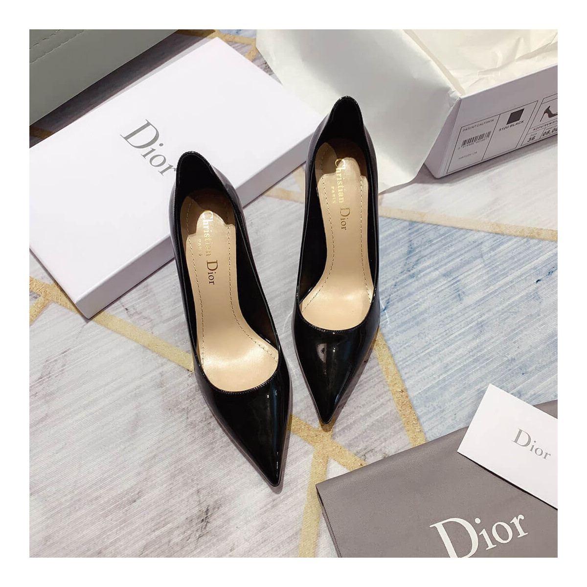 Dior D-Moi Pump Patent Calfskin P479