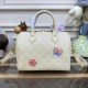 LV x YK Speedy Bandouliere 25 with Flower Marquetry M46415