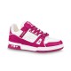 Louis Vuttion LV Trainer Sneaker Fuchsia 1ABOF4