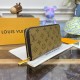 Louis Vuitton Monogram Reverse Canvas Zippy Wallet M82444